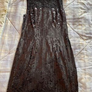 Black cocktail dress